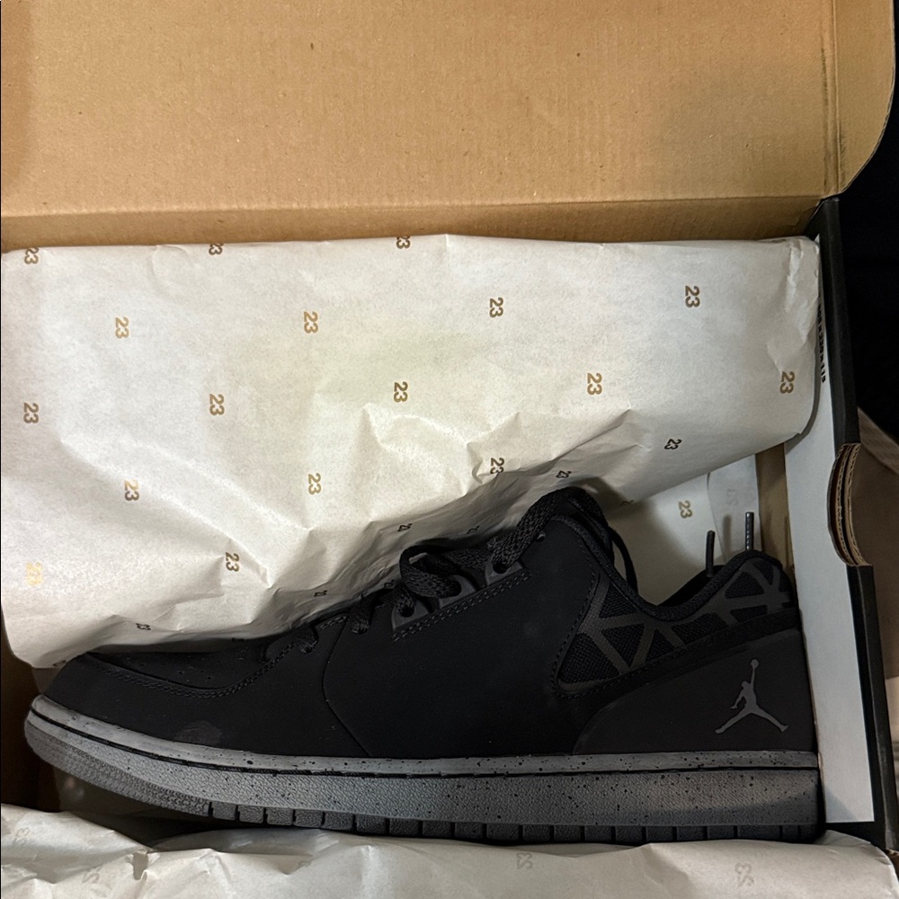 Jordan 1 Flight 3 Low Prem Black and Cool Gray